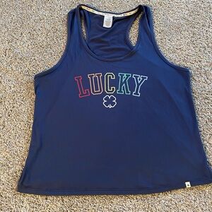 Lucky Brand Graphic Tank Top (racer back)